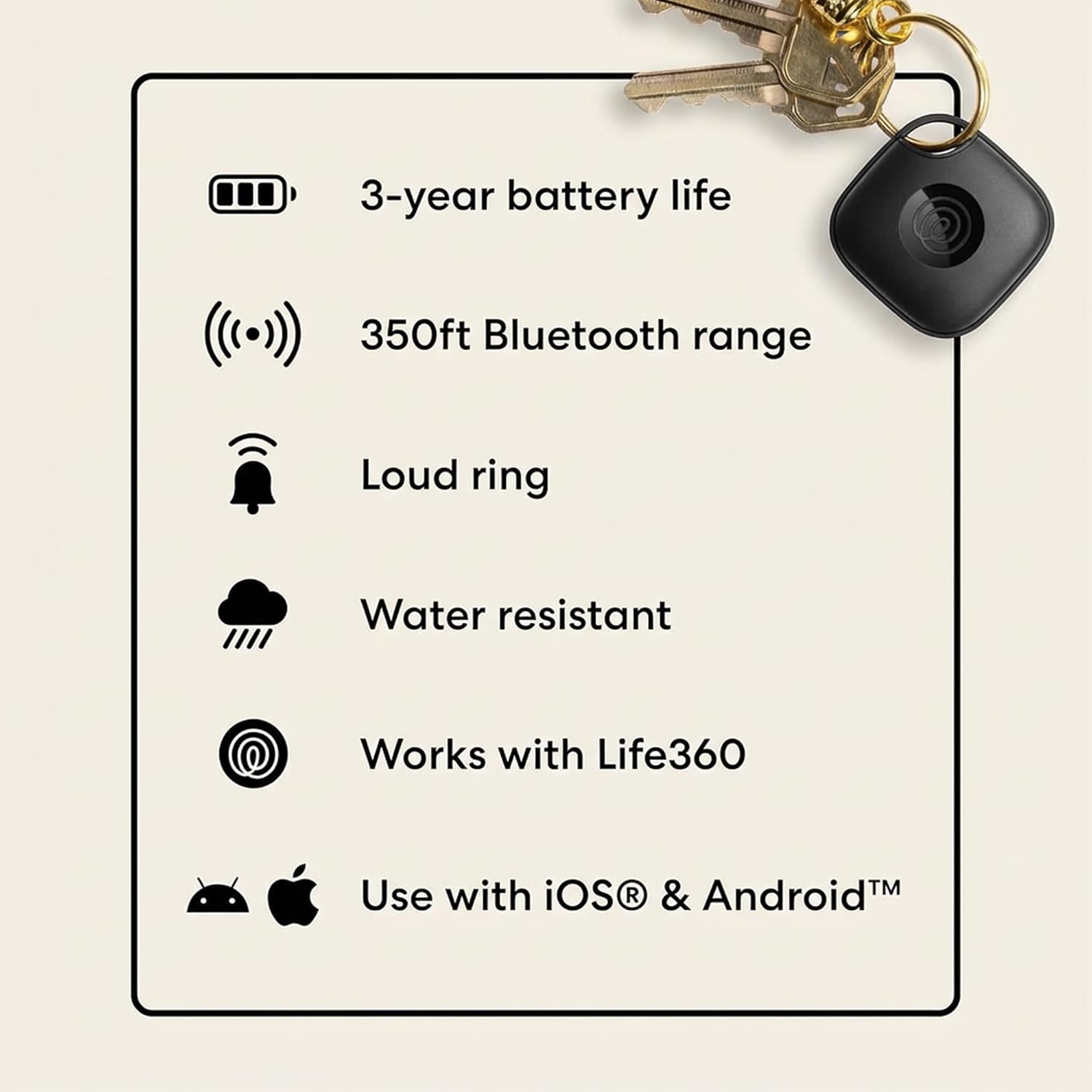 Tile by Life360 Essentials - Bluetooth Trackers & Item Locators for Keys, Wallets, Remotes & More; Easily Find All Your Things. Both iOS and Android Compatible. 4-Pack (Mates/Slim/Sticker)