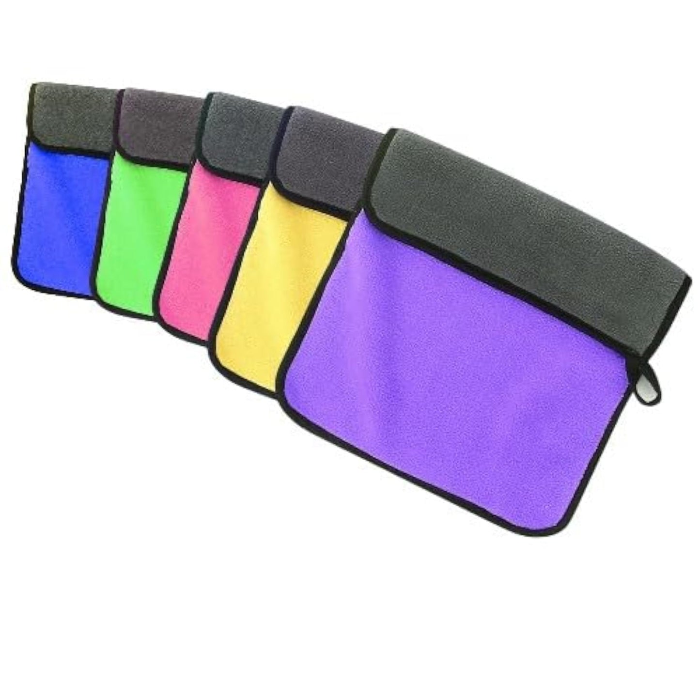 ECVV Microfiber Car Drying Towel for Car Cleaning and Detailing, Double Sided, Extra Thick Plush Lint Super Absorbent Detailing Towel for Car | Windows | Screen and Kitchen | 50 * 70cm | 1PIECE