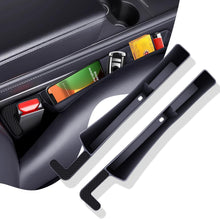 PINKE 2PCS Car Seat Gap Filler Organizer, Multifunctional Car Gap Fillers with USB and Phone Holder, Universal Car Seat Storage Automotive Console Organizer Between Seats for Phone, Keys, Eyeglasses