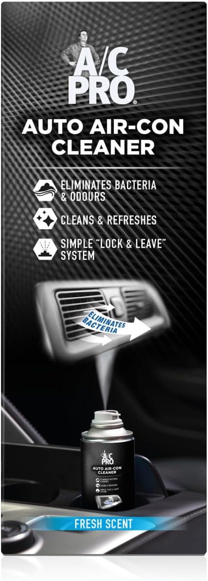 STP A/C Pro Auto Air-Con Cleaner, Cleans Refreshes and Disinfects Air Con System,Fresh Scent, 150 ml,23150EN