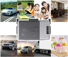 Crony CX30 Quart(30L) Portable Refrigerator Freezer, Mobile Fridge Car Refrigerator with Trolley and Wheels (No battery)