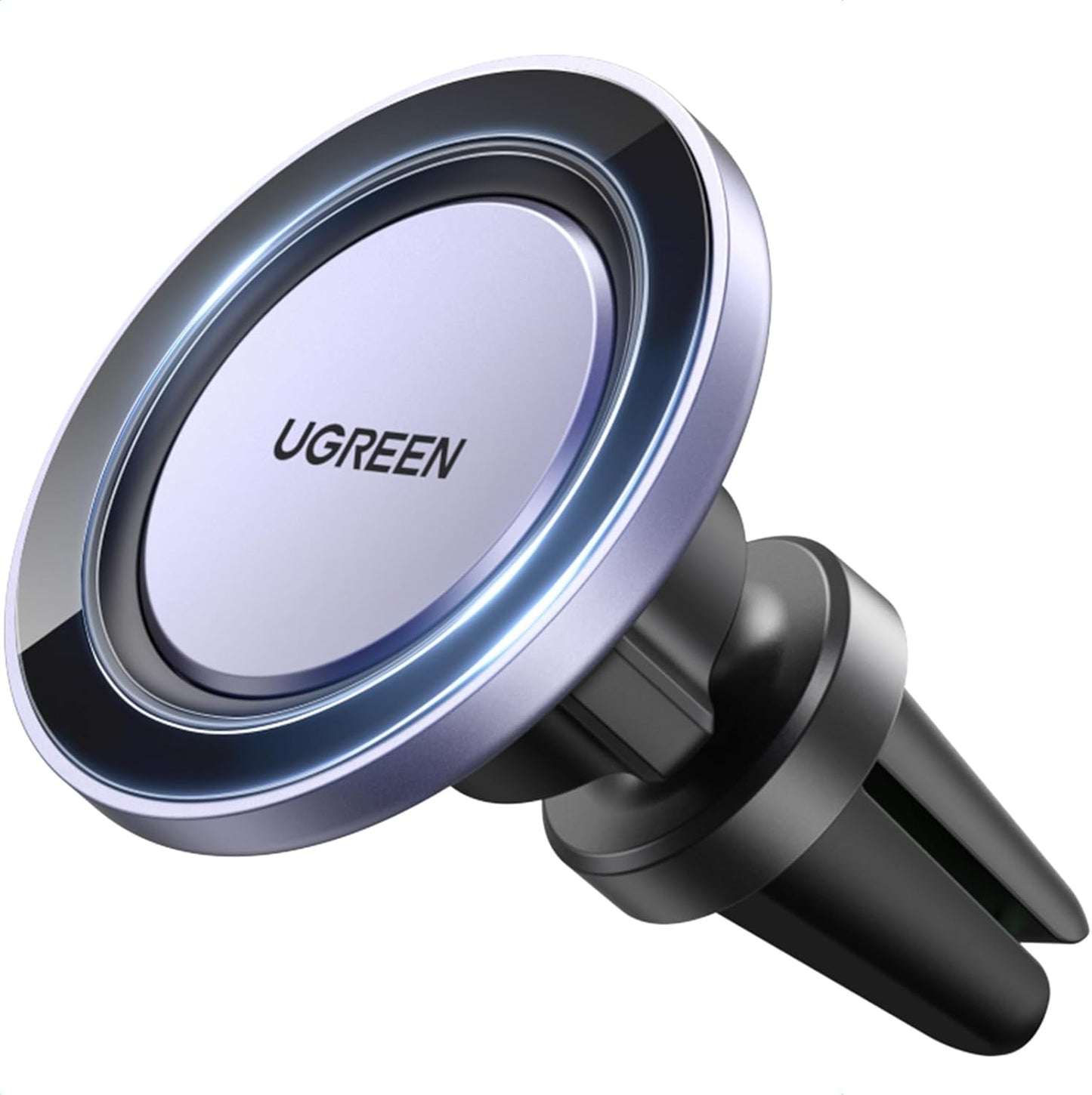UGREEN MagSafe Car Phone Holder Car Mount, [360° Rotation Super Stable], Magnetic One-hand Operation, No Blocking Air Vent Silicone Clip Accessories, Fit for iPhone 17/16/15/14, Samsung S25/24/23