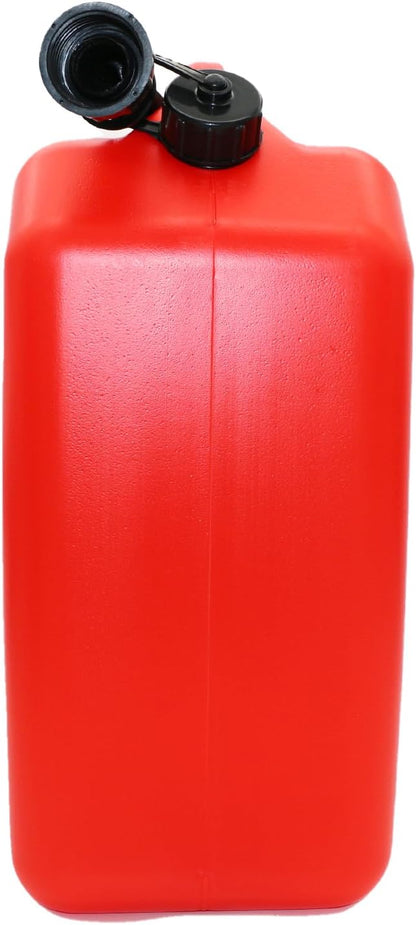Duravel Jerry Can - 20 Litre- Fuel Can Container for Oil Petrol Diesel Storage Moving Red Cans, UN Regulations Approved Heavy Duty Backup Petrol Tanks Mount for Motorcycle SUV ATV Most Cars