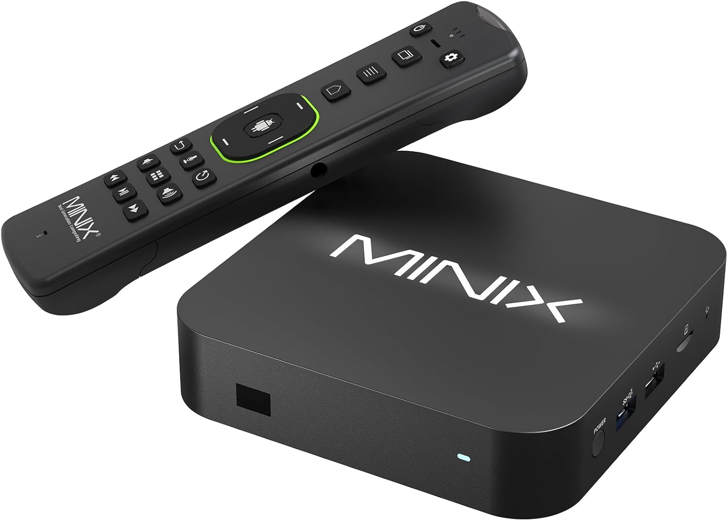مينيكس U8K اندرويد ميديا AI بوكس 8K UHD اندرويد تي في بوكس 128GB eMMC، 8GB LPDDR4 RAM Dolby Vision مشغل وسائط الترفيه مع جهاز تحكم عن بعد جيروسكوب بلوتوث مينيكس A3 برو 6 محاور
