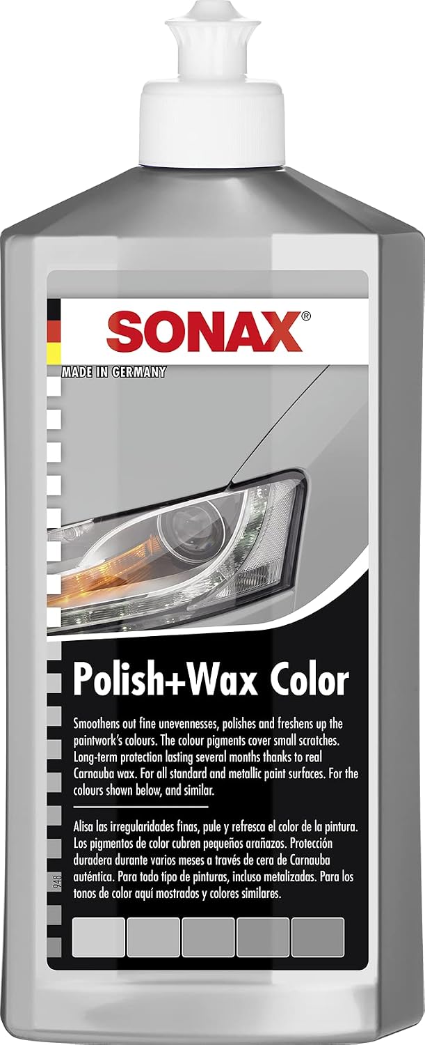 ملمع وتشميع السيارات سوناكس - فضي (500 مل)