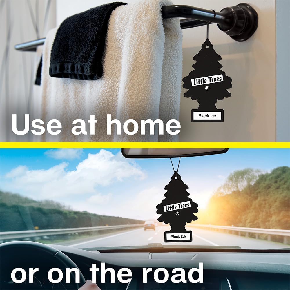 Little Trees Tree Card Air FReshener Leather, Brown, 10290, 1-Pack