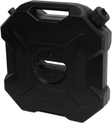 Luocute 6 Liter Fuel Tank, 1.6 Gallons ABS Black Jerry Can for Car Motorcycle UTV ATV Off Road Vehicle, ABS Material (with Bracket)