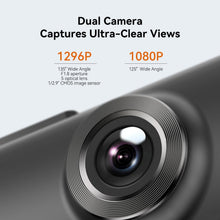 DDPAI Dash Cam for Cars, 1296P + 1080P Front and Rear Dashcam Car Camera Built-in WiFi, Super Night Vision, Dual Captures Footage, 24H Parking Mode, G-Sensor, Loop Recording, N1 Dual