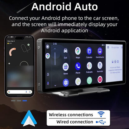 موريليان مشغل ام بي 5 ستيريو للسيارة مقاس 9.3 انش بلوتوث للاتصال بدون استخدام اليدين وراديو اف ام يدعم كاربلاي واندرويد اوتو وصلة جوال للمساعدة في الرجوع للخلف وقرص يو وبطاقة تي اف مع دعامة قابلة