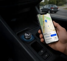Green Lion Tracker Dual Port Car Charger, PD 30W Output, QC 3.0 18W Max, Works With Apple Find My (IOS Only), 45 Days Standby, Heat Dissipation, Type-C & USB-A Ports, Bluetooth V5.2