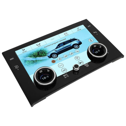Cryfokt 1080P HD Display Car AC Touchscreen, 10in ABS and Metal with LCD, Day and Night Mode, Easy to Operate for V8