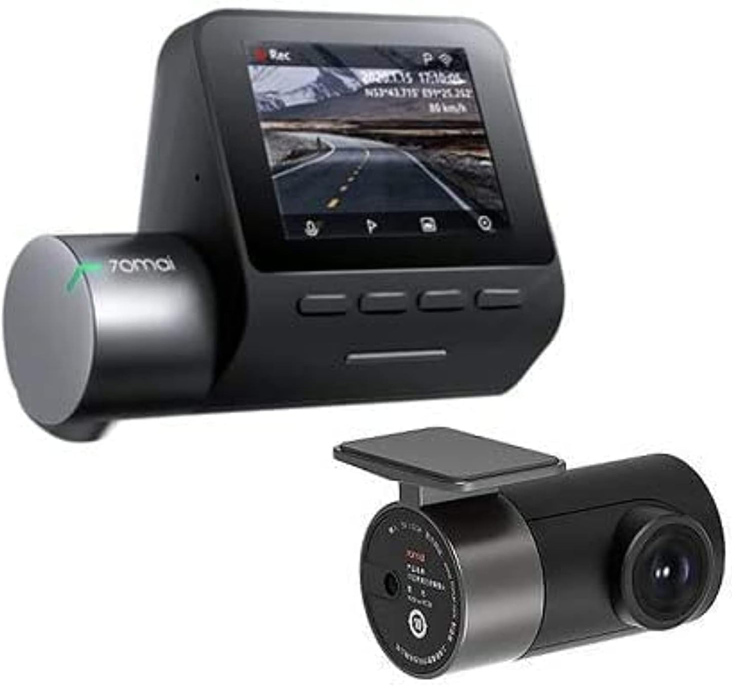 70Mai Smart Dash Cam Pro Plus Sets A500S 5Mp Resolution/Free Wifi / 24Hours Parking Monitor / 140 Degree Wide View Angle/Dual Video Recording