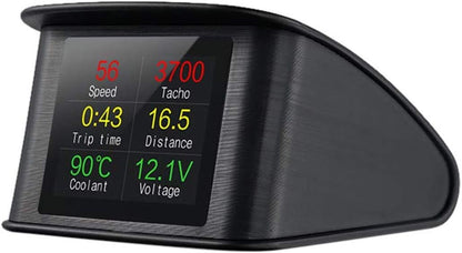 سكيدو عداد سرعة رقمي ذكي P10 بشاشة عرض امامية للسيارة مع منفذ OBDII/EUOBD وشاشة LED وماسح ضوئي OBDII