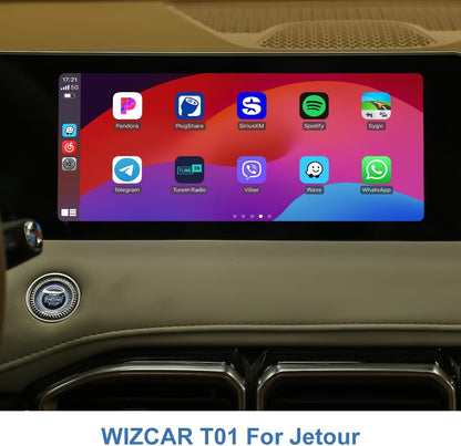 Jetour X70 X90 X95 Dashing WIZCAR T01 Multimedia Support Google Waze Maps Spotify Music Based on CarbitLink And EasyConnection