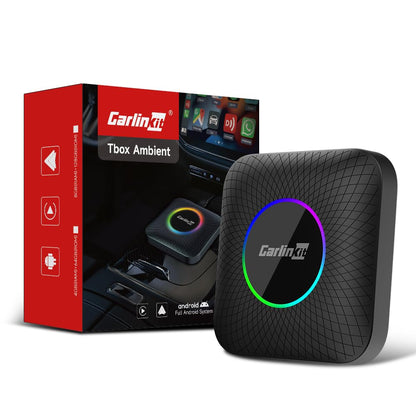 Carlinkit Top-tier Android Ai Box, HDMI Cinema Mode, Driven by Qualcomm 6225 with 8+128GB, SIM/TF Card, Built-in Google Play, Only Works the Vehicle with Wired CarPlay/Android Auto from Factory