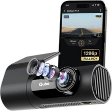 Qubo Car Dash Camera Pro X from Hero Group | 2MP FHD 1080p | Made in India Dashcam | Super Capacitor | WiFi | with Emergency Recording | Easy DIY Set Up | Up to 1TB SD Card Supported | (Space Grey)