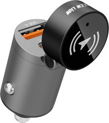Green Lion Tracker Dual Port Car Charger, PD 30W Output, QC 3.0 18W Max, Works With Apple Find My (IOS Only), 45 Days Standby, Heat Dissipation, Type-C & USB-A Ports, Bluetooth V5.2