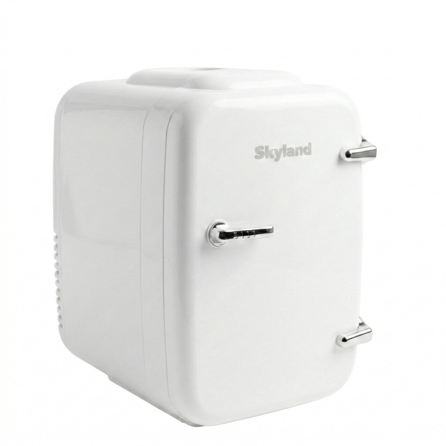 Skyland Mini Fridge 4L / 6 Can – Portable Cooler & Warmer for Skincare, Cosmetics, Food & Drinks – Quiet, Energy Efficient Personal Beauty Fridge for Home, Office, Car & Travel (Pink)