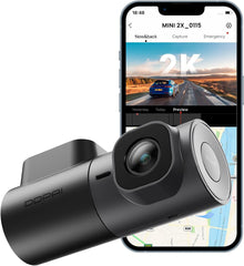 DDPAI 2K Dash Cam for Cars Front, 1440P Dashcam Car Dash Camera 360° Rotatable with Night Vision 24H Parking Monitor 5G Wifi G-Sensor ADAS Loop Recording App Control Max Support 256G, MINI2X