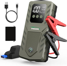 6000A 20000mAh Car Jump Starter, 12V Portable Jump Starter (10L Gas/8L Diesel), Car Battery Charger Jump Starter with Smart Jumper and 3 Mode LED Lights