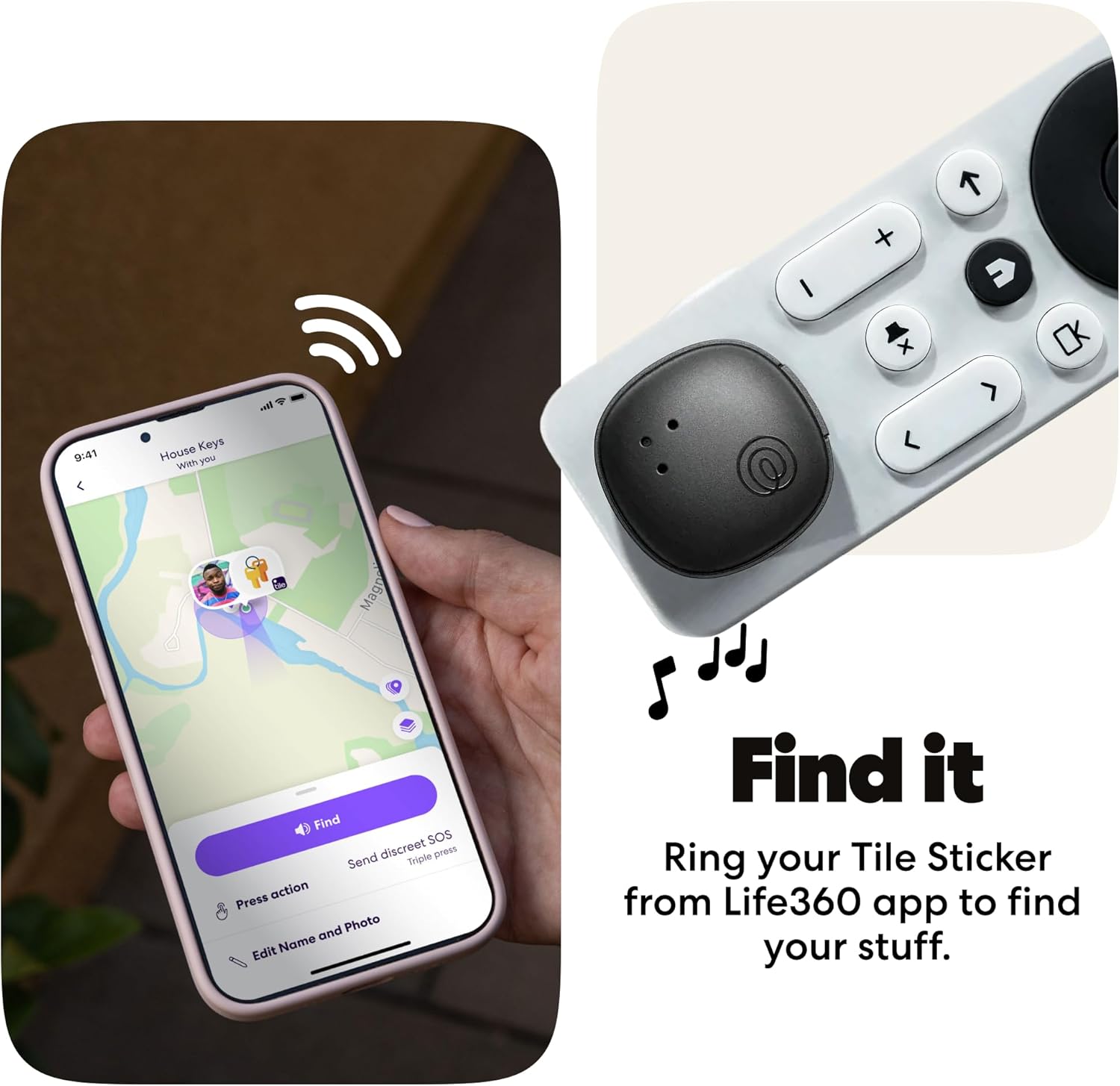 Tile by Life360 Essentials - Bluetooth Trackers & Item Locators for Keys, Wallets, Remotes & More; Easily Find All Your Things. Both iOS and Android Compatible. 4-Pack (Mates/Slim/Sticker)