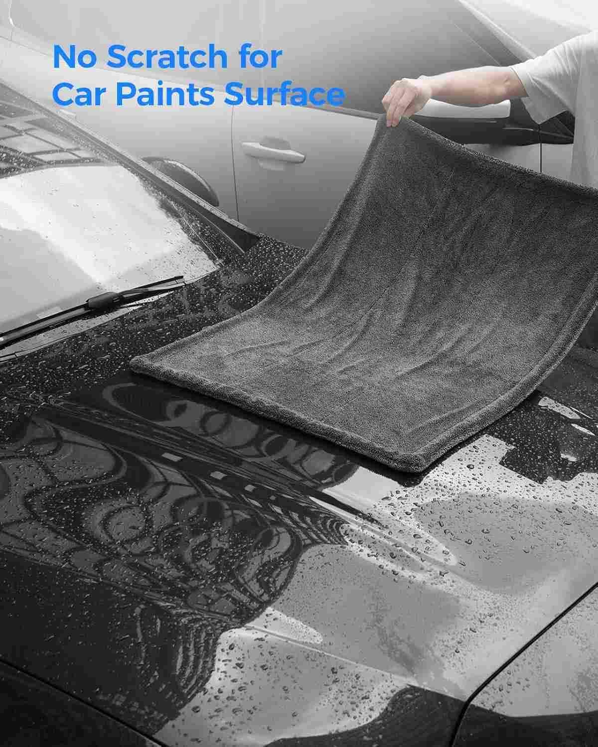 1400 GSM Giant Microfibre Towel for Car Care,Double-Sided XXL-60x90 cm,Super Absorbent Towel for Cars, Trucks, SUVs, and Home Use