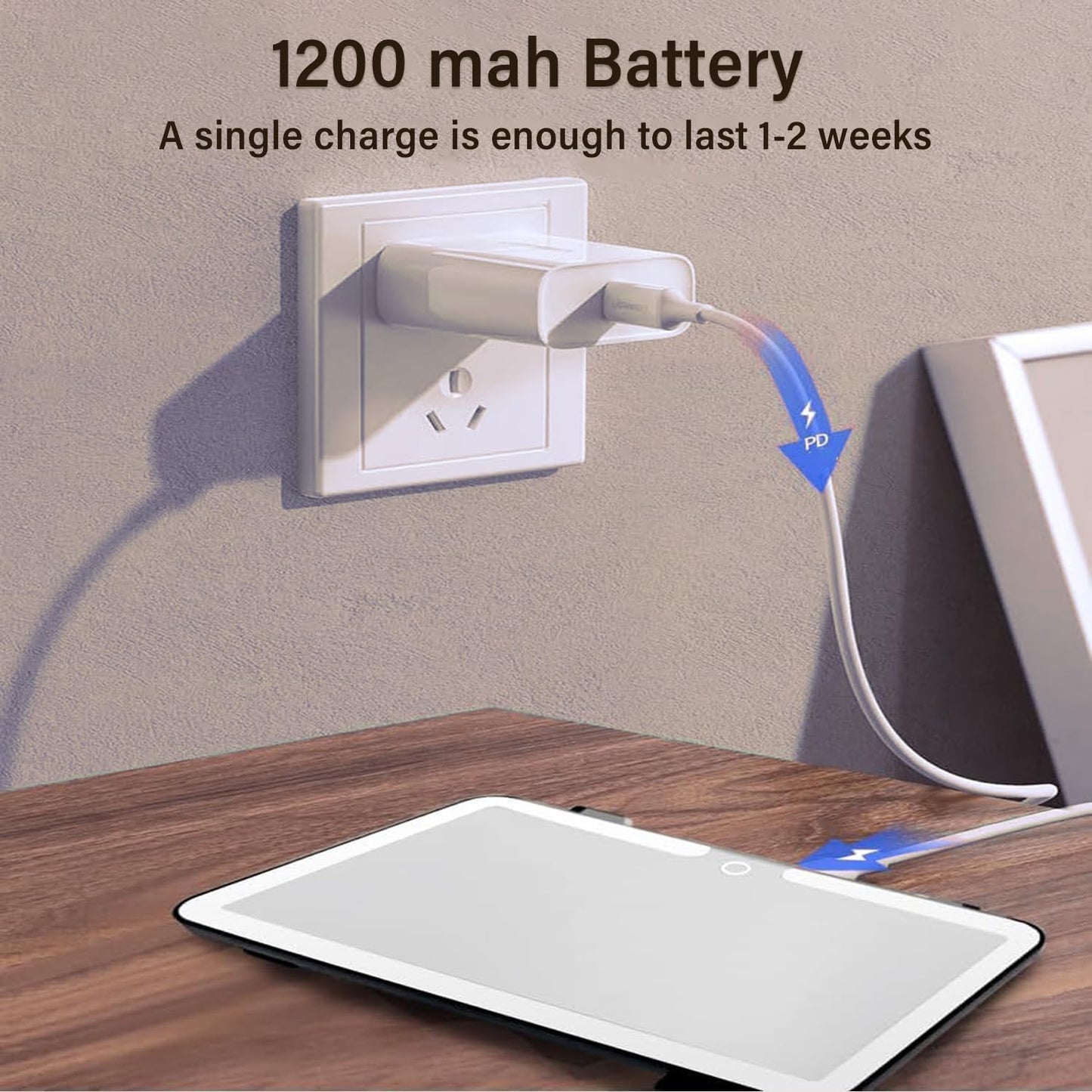 مرآة تجميل LED لحاجب الشمس في السيارة، مرآة مكياج قابلة لإعادة الشحن مع شاشة تعمل باللمس، 3 أوضاع إضاءة، حاجب شمس محمول لمستحضرات التجميل مع أضواء LED للسيارات