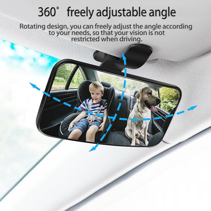 Baby Car Mirror Rear Facing,Universal Car Interior Rearview Baby Mirror Wide Angle Convex Mirror Clip-on & Suction Cup mirrors for Viewing Rear Passengers (clip &suction cup)