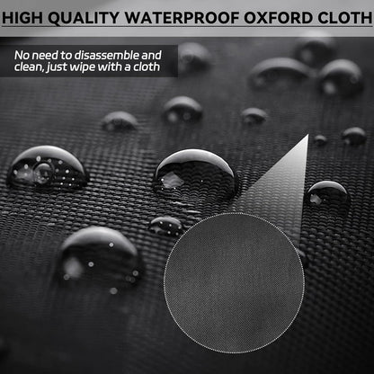 2Pcs Back Seat Protector For Car, Car Kick Mats, Waterproof Protection From Dirt, Vehicle Kids Safety Accessories, Universal Fit Automotive Interior Protectors (Black)