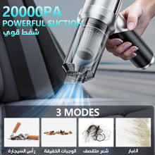 Portable Wireless 21000Pa High Power Mini Vacuum Cleaner for Car Home, Cordless Vacuum Cleaner Car 4-in-1 with Brushless Motor,Air Blower,Handheld Vacuum Cordless,3 Gear Adjustment (Gray-black)