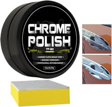 Car Chrome Polish, Versatile Metal Cleaner, Polishing Compound Emblems, Chrome Plate Retreading Agent, Creative Rust Removal Cleaner, Car Metal Polish for SUVs, RVs, and Motorcycles