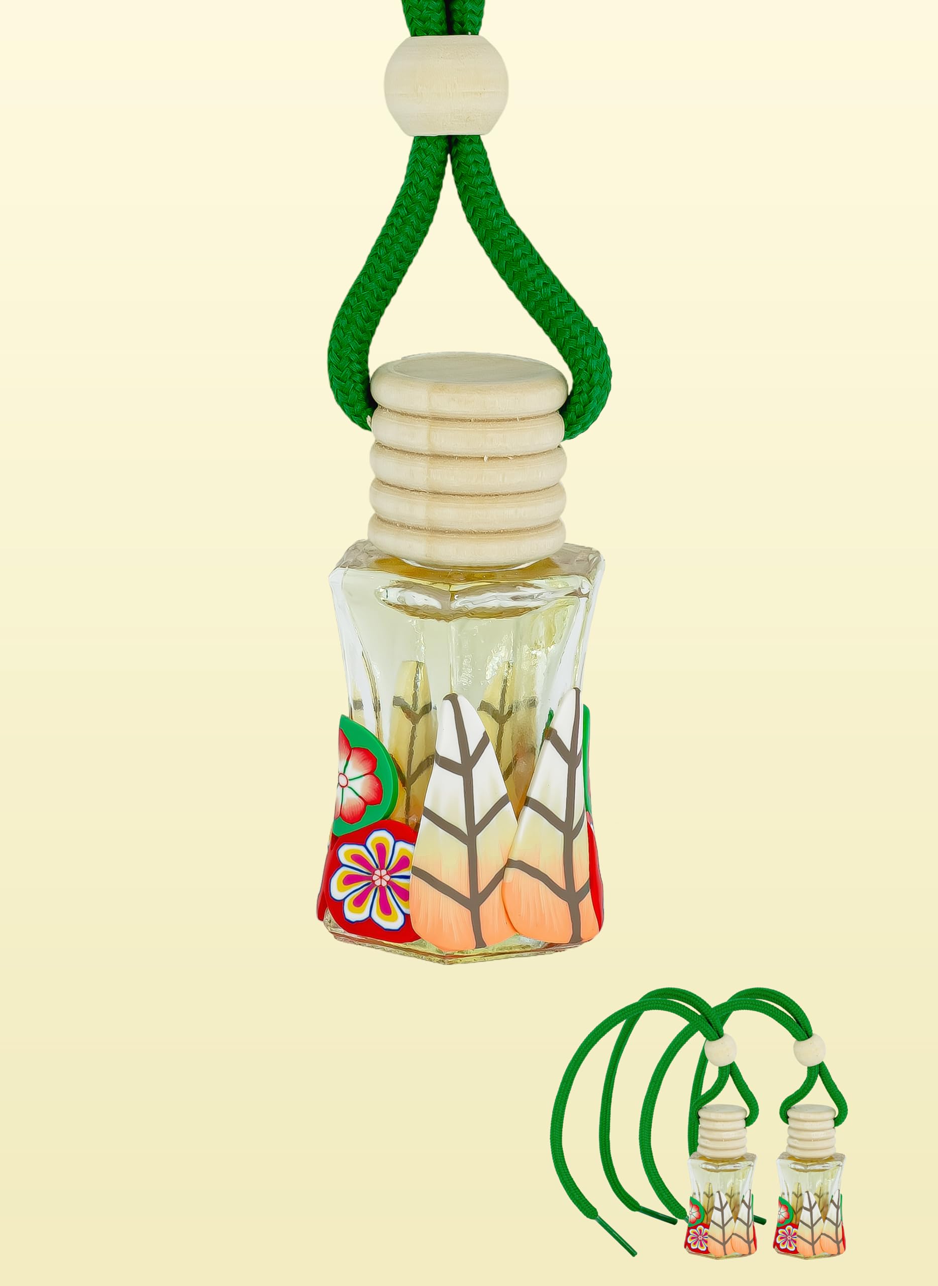 معطر هواء معلق من كونكورد - 10 مل برائحة بطيخ العسل، للاستخدام في السيارة والمنزل، يدوم لمدة 60 يومًا، عبوة من قطعة واحدة