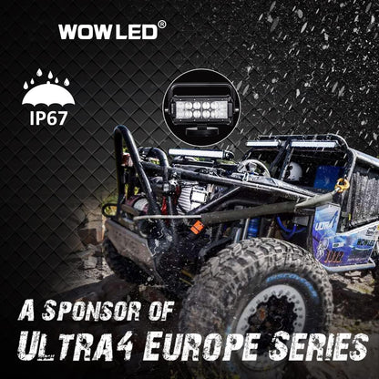 Portable 36W Floodlight Magnetic Base Led Light Bar Offroad Driving Work Lamp Flood Beam For Truck Car Boat 4X4 Camp 12V 24V Fog