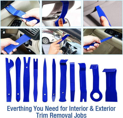 Trim Removal Tools, Car Clamps Fastener Removal Set, Car Panel Door Audio Dashboard Trim Removal Tool Kit, Car Removal Clamps, Plastic Pry Tool, Car Interior Removal Kit