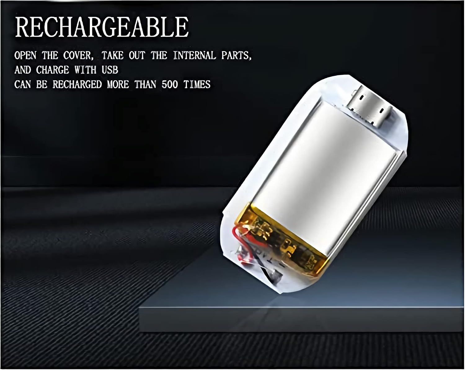 مصابيح LED داخلية للسيارة من KASTWAVE، مصابيح LED بـ7 ألوان داخلية للسيارة مع 6 لمبات LED ساطعة، مصباح ليلي محمول للديكور الداخلي للسيارة، اضاءة قابلة لإعادة الشحن بمنفذ USB، 2 قطعة