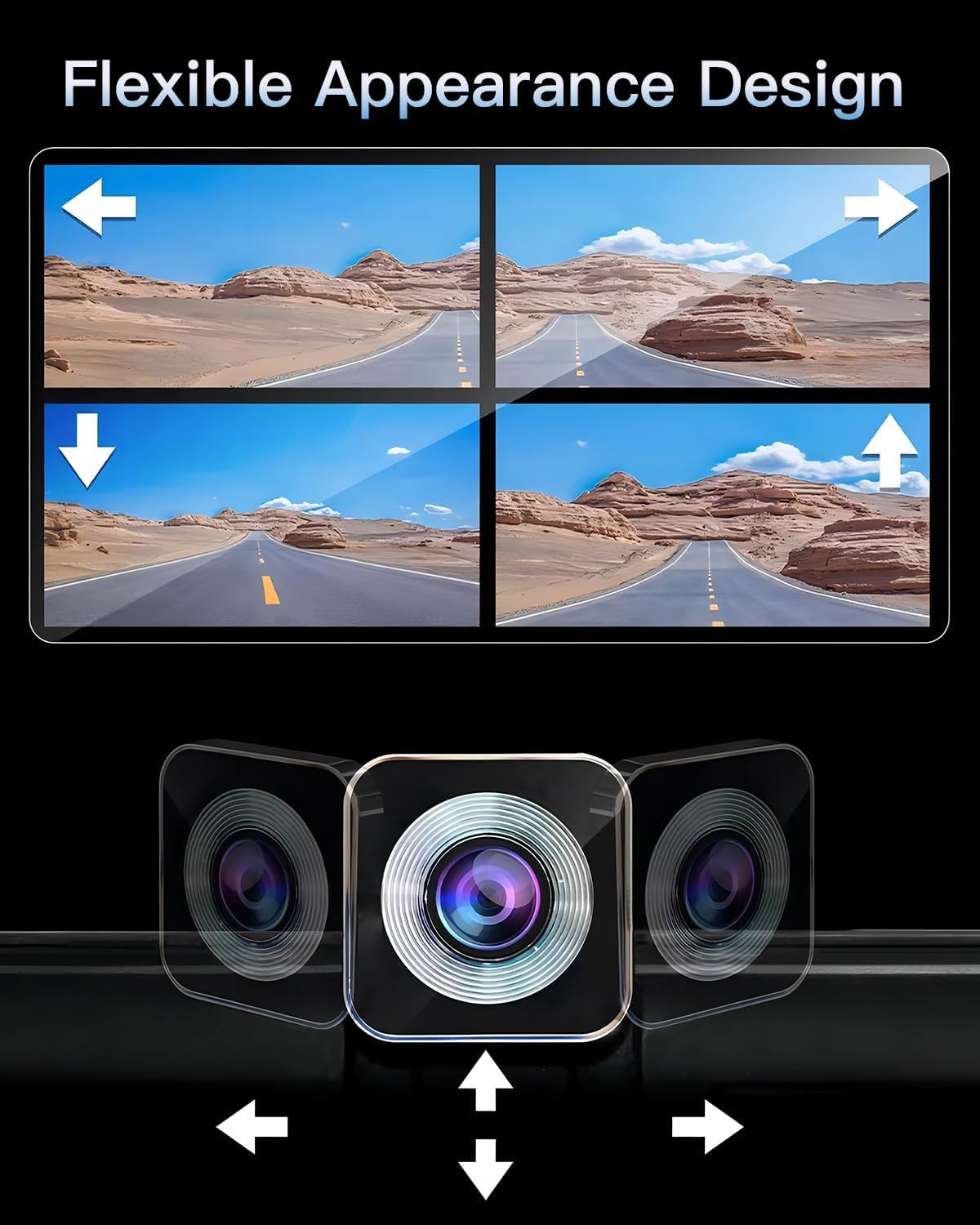 Violety Portable Wireless CarPlay Touchscreen for Car: 4K Apple Carplay & Android Auto Car Play Screen with 4K Dash Cam/1080p Rear Camera/GPS Navigation/Bluetooth/Mirror Link/AirPlay (10.26 in)