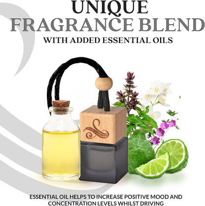 معطر جو للسيارة من كريد للرجال، عطور سيارة مستوحاة من عطر افينتوس، معطر هواء قوي بتقنية ازالة الروائح الكريهة، معطر جو للسيارات برائحة جشع من بيرفيا