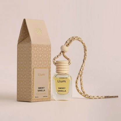 معطر هواء معلق للسيارة برائحة العنبر والفانيليا من لوم |10 مل، عبوة من قطعة واحدة |فاخر، عضوي خالٍ من السموم، خالٍ من الكحول، عطر |ملحق داخلي لرائحة عطرة |عطر يدوم طويلاً