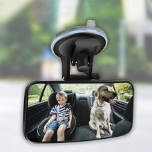 Baby Car Mirror Rear Facing,Universal Car Interior Rearview Baby Mirror Wide Angle Convex Mirror Clip-on & Suction Cup mirrors for Viewing Rear Passengers (clip &suction cup)