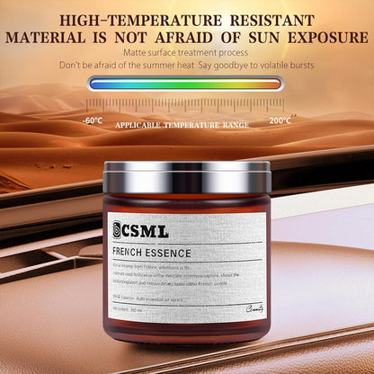 معطر جو للسيارة من تشنغهو، معطر جو صلب مصنوع من تركيبة نباتية طبيعية 100% ويزيل الروائح في الحمامات والسيارات وغرفة المعيشة، اكسسوارات سيارة مقاومة للحرارة (ياسمين)