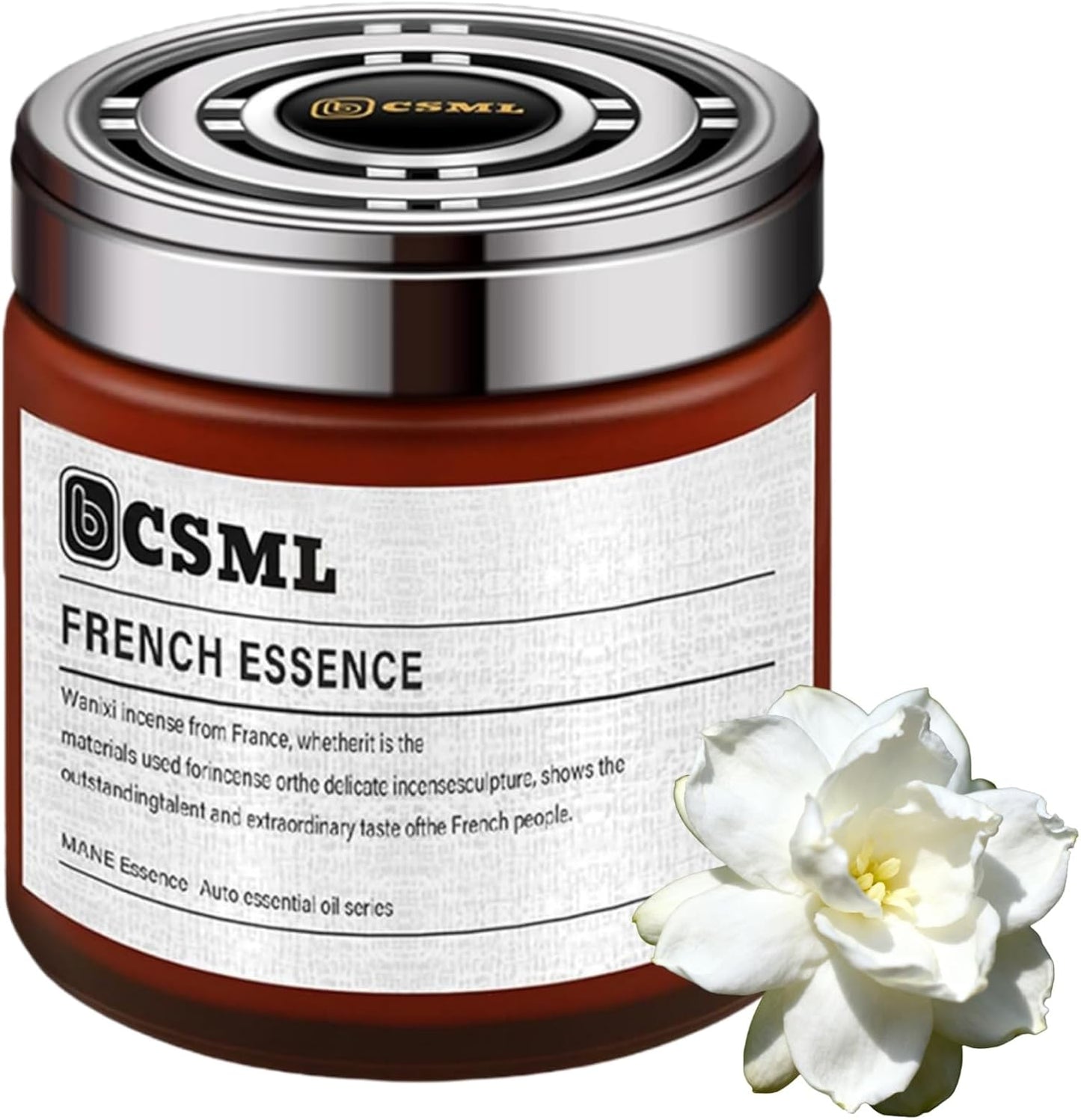 معطر جو للسيارة من تشنغهو، معطر جو صلب مصنوع من تركيبة نباتية طبيعية 100% ويزيل الروائح في الحمامات والسيارات وغرفة المعيشة، اكسسوارات سيارة مقاومة للحرارة (ياسمين)