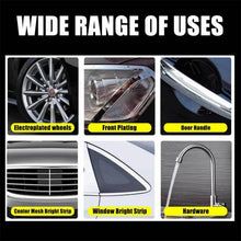 Car Chrome Polish, Versatile Metal Cleaner, Polishing Compound Emblems, Chrome Plate Retreading Agent, Creative Rust Removal Cleaner, Car Metal Polish for SUVs, RVs, and Motorcycles