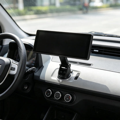Denash 10.2" Car Play Screen for Car, Wireless Play & Android Auto Touchscreen Display, Voice Control GPS Navigation Bluetooth FM and Hands-Free Calling (Desktop + Suction Cup)