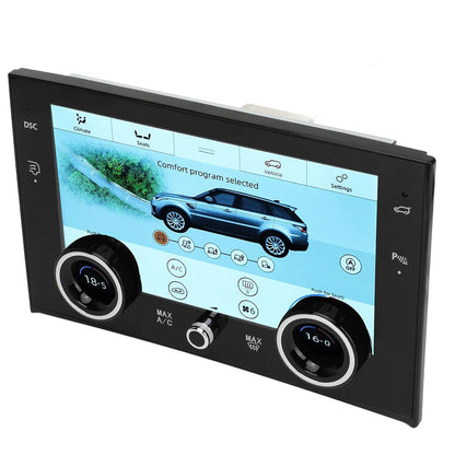 Cryfokt 1080P HD Display Car AC Touchscreen, 10in ABS and Metal with LCD, Day and Night Mode, Easy to Operate for V8