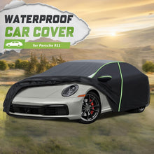 for Porsche 911 Car Cover (1998-2025) All-Weather 7-Layer Protection | Waterproof, UV, Dust, Snow Shield for 991, 992, 996, 997 Series | with Zipper Door & Windproof Straps