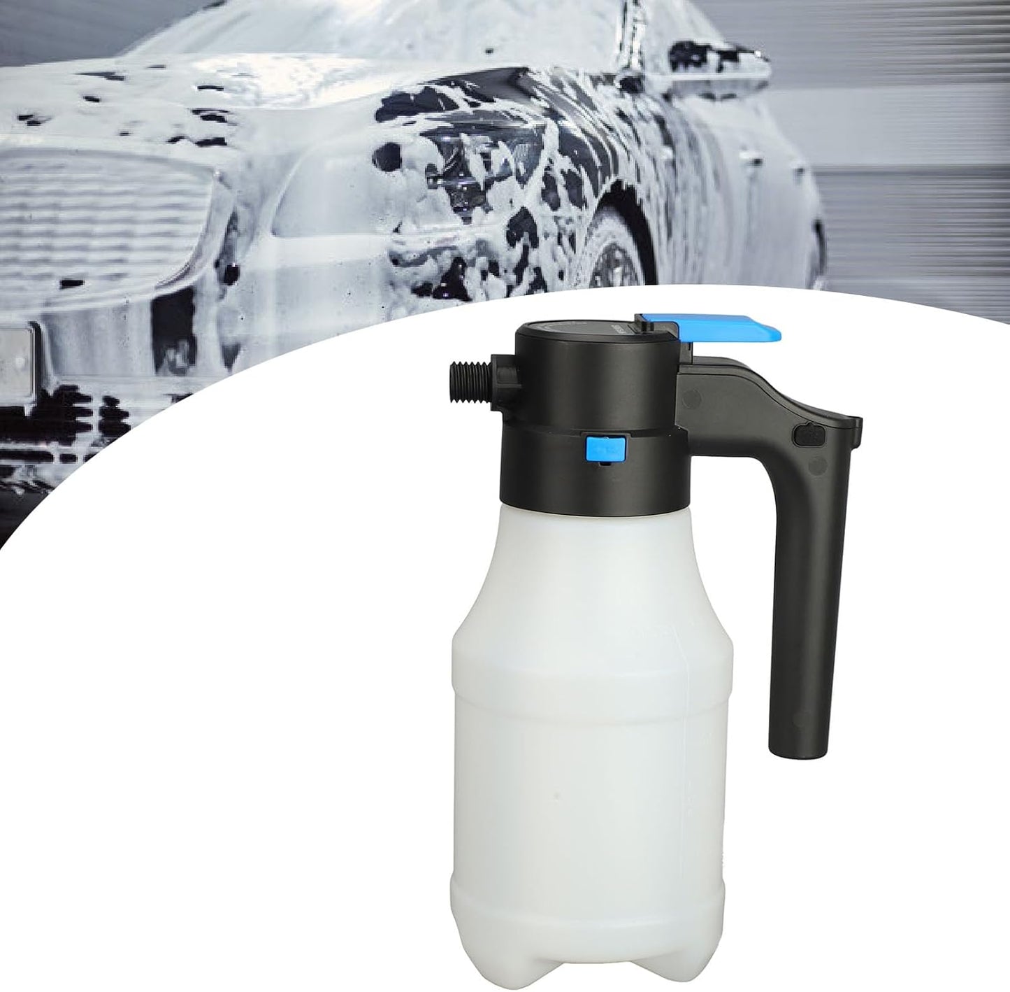 gernie Foam Watering Can, Cordless Pump Foam Sprayer, Automatic Spray Handheld High Pressure Pump Sprayer for Car Washing Gardening Watering Sprinkling, Garden Sprayer