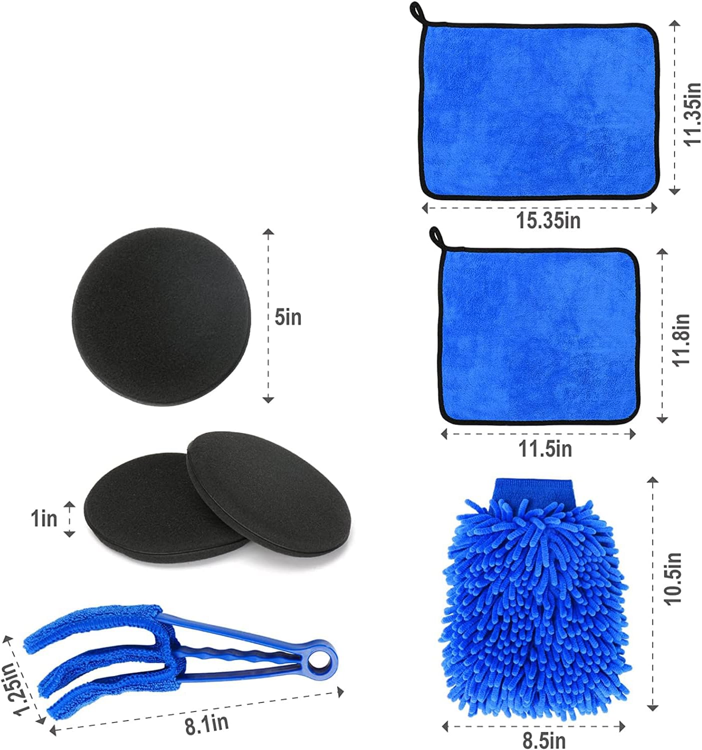 22pcs Car Cleaning Kit,Car Detailing Kit Detailing Brush Set Car Wash Kit,Auto Detailing Drill Brush Set,Car Detailing Brushes for Cleaning Wheels,Dashboard,Interior,Exterior,Leather,Air Vents,Emblems