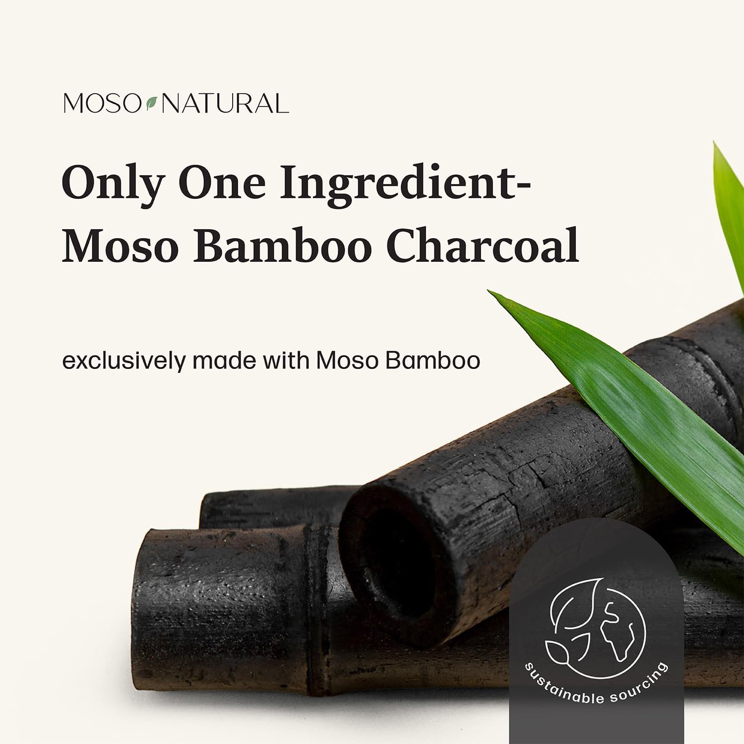 MOSO NATURAL Air Purifying Bag A Scent Free Odor Eliminator For Cars, Trucks and SUVs. Premium Moso Bamboo Charcoal Odor Absorber - 300 g (Pack of 1), Linen, Long Lasting Bag| Lasts up to 2 years!
