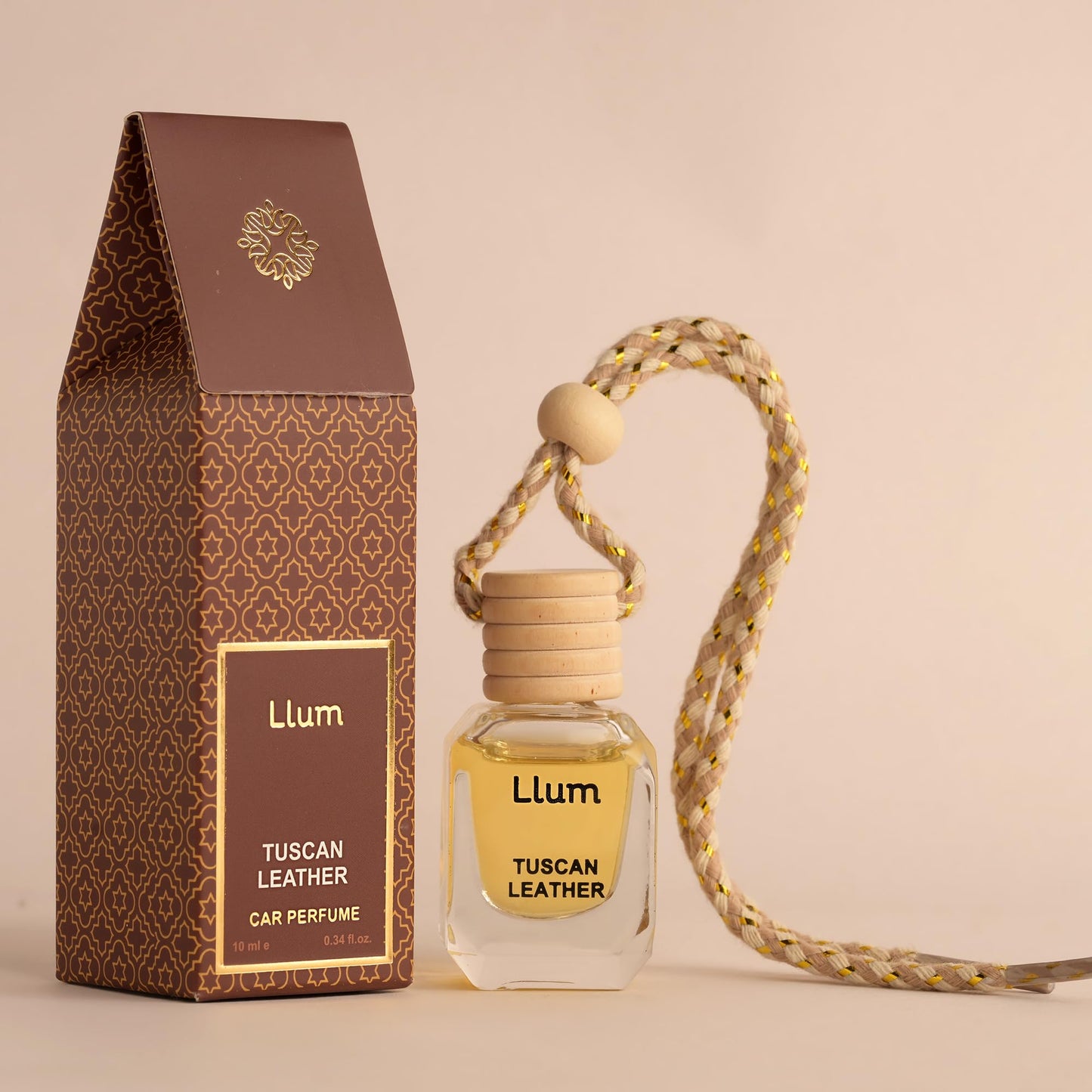 معطر هواء معلق للسيارة برائحة العنبر والفانيليا من لوم |10 مل، عبوة من قطعة واحدة |فاخر، عضوي خالٍ من السموم، خالٍ من الكحول، عطر |ملحق داخلي لرائحة عطرة |عطر يدوم طويلاً