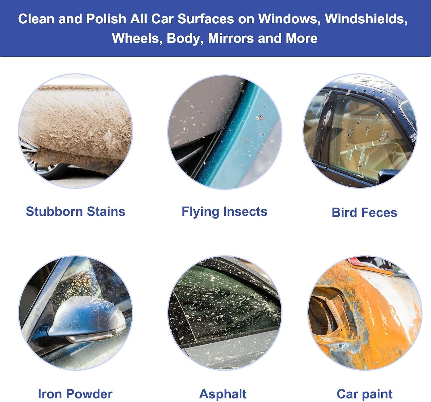 Microfiber Clay Mitt, Clay Bar Towel, Clays Towel Auto Detailing, Reusable Car Wash Glove, High-Efficiency Cleaning, for Car Detailing, Paint Surface Cleaning, Auto Exterior Care.